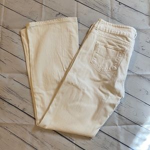Paige Premium Stretch Denim White Jeans Hidden Hills Size 32 EUC